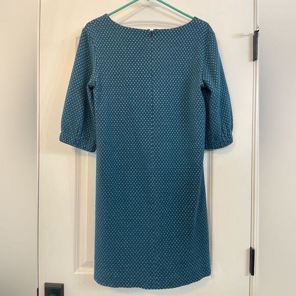 Tyler Boe - Blue V-Neck Slit Pockets Dress Small - Picture 3 of 3